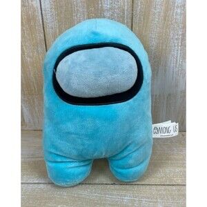 Inner Sloth Plush Stuffed Animal "Among Us" Aqua Blue Toikido 9"